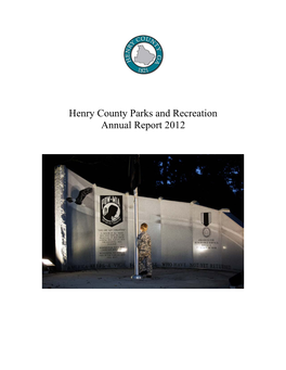 Henry County Parks and Recreation Annual Report 2012