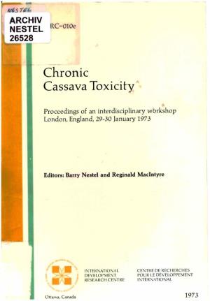 Chronic Cassava Toxicity
