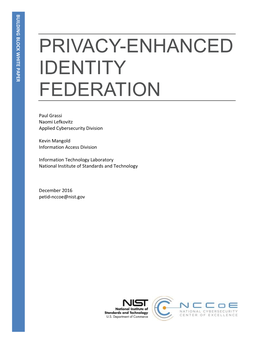 Privacy-Enhanced Identity Federation