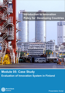 Module 05: Case Study Evaluation of Innovation System in Finland