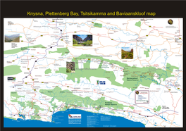 Knysna, Plettenberg Bay, Tsitsikamma and Baviaanskloof Map 2020.Cdr