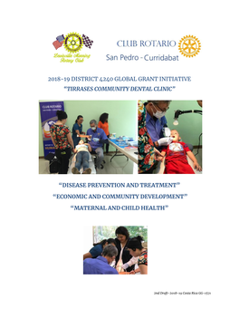 2018-19 District 4240 Global Grant Initiative