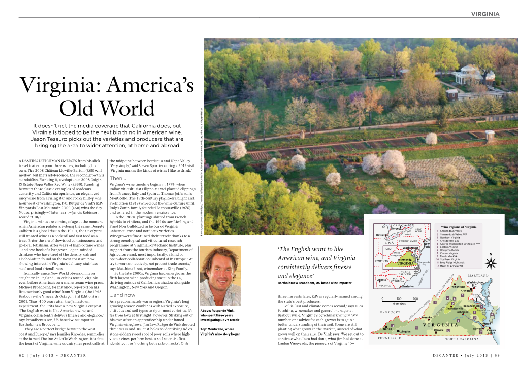 Virginia: America's Old World Jason Tesauro