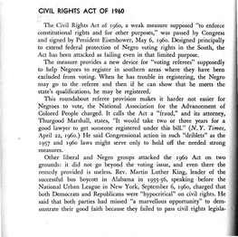 Communist Party Summary Report of Recent Civil Rights Events, May 1961