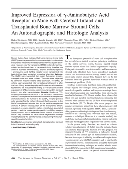 Improved Expression of G-Aminobutyric Acid Receptor In