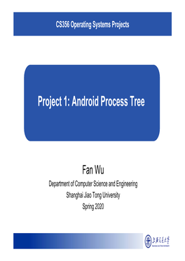 Project 1: Android Process Tree