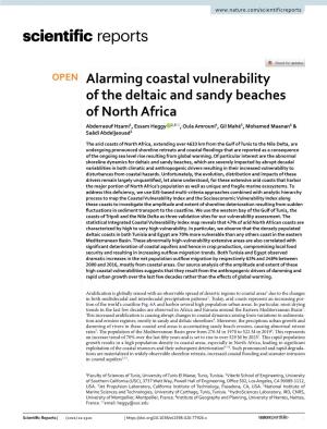 Alarming Coastal Vulnerability of the Deltaic and Sandy Beaches of North