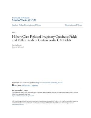 Hilbert Class Fields of Imaginary Quadratic Fields and Reflex Fields of Certain Sextic CM Fields
