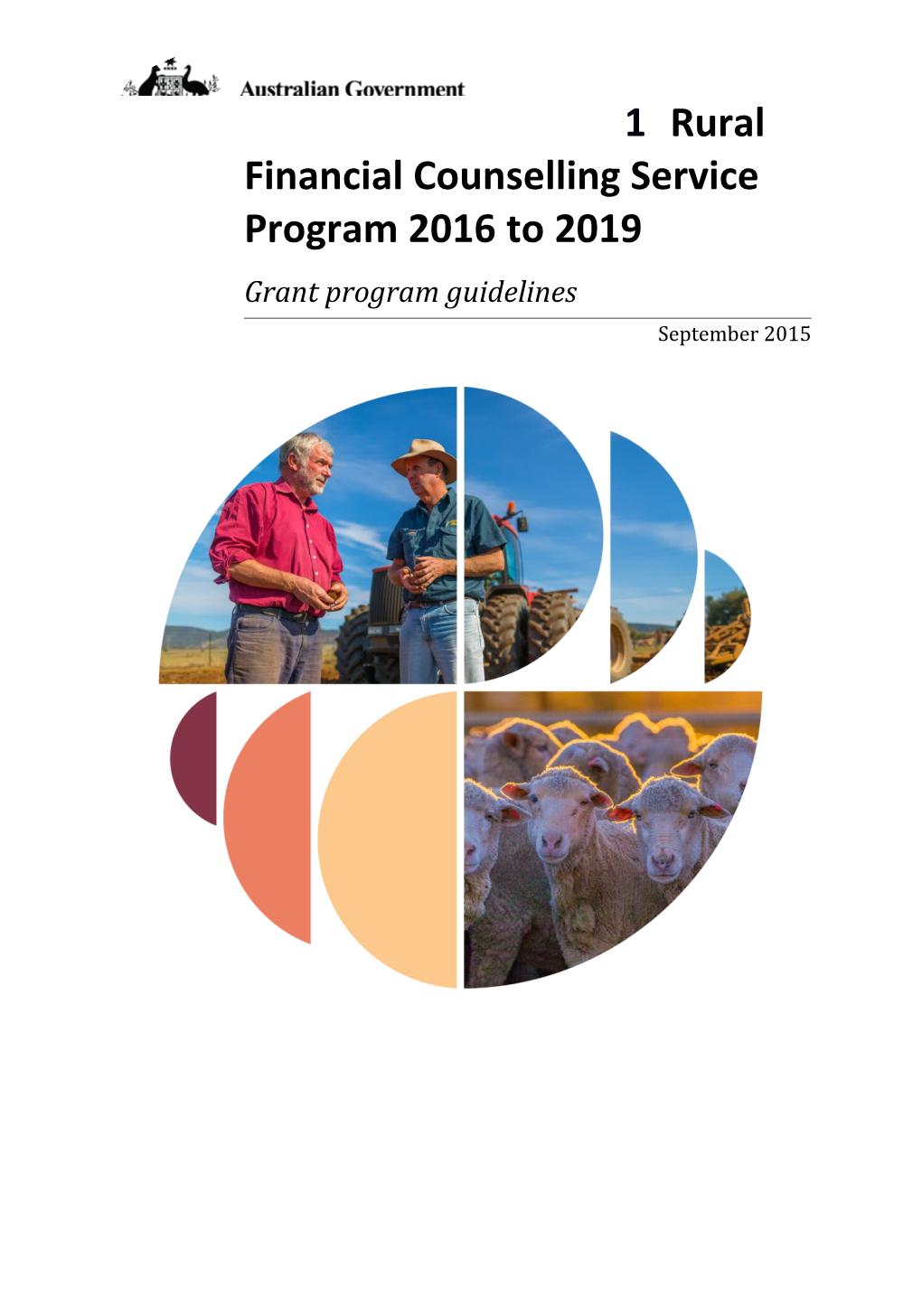 Rural Financial Counselling Service Program 2016To2019