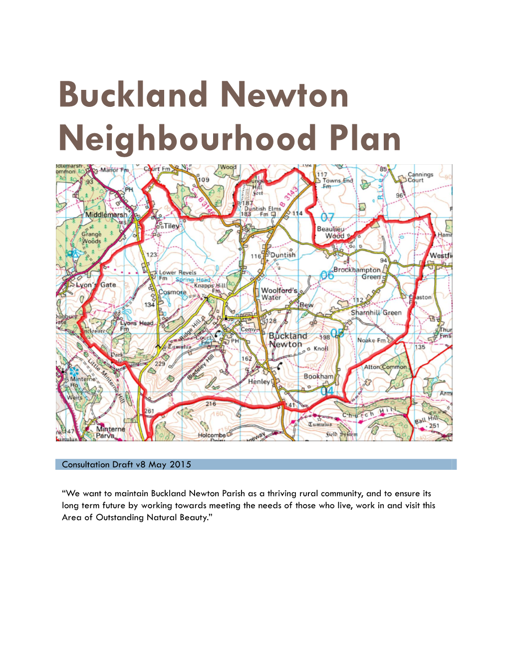 Buckland Newton Neighbourhood Plan