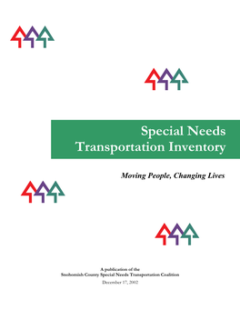 Special Needs Transportation Inventory