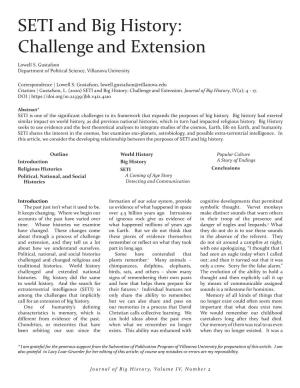 Challenge and Extension