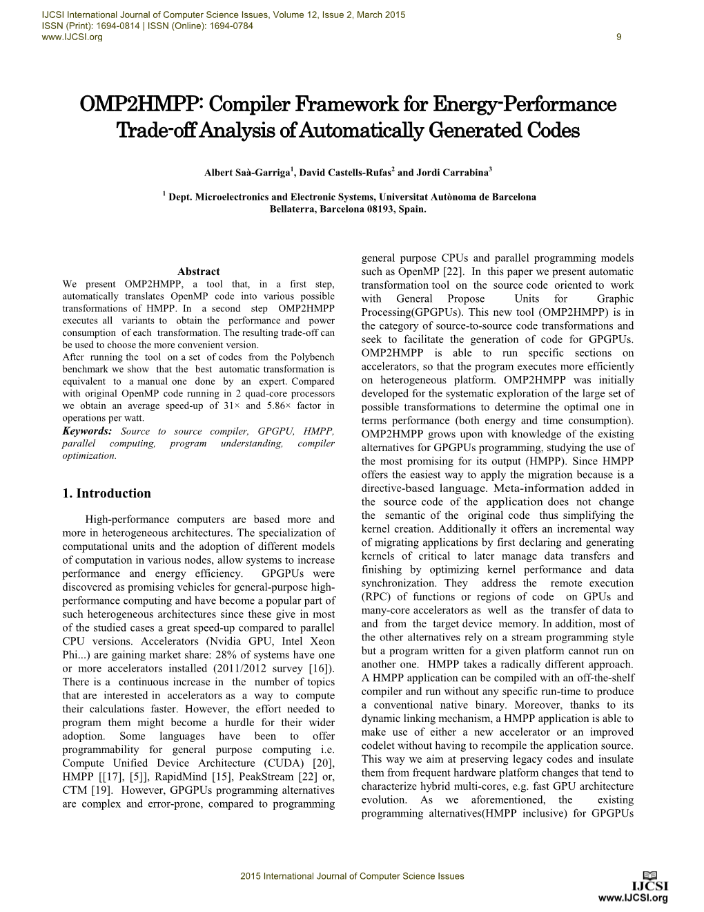 Downloads Parallel Code and GPU So That the Program Can Execute Output Data from the HWA to the Host