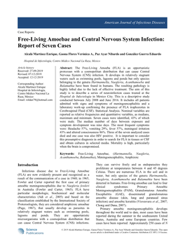 Free-Living Amoebae and Central Nervous System Infection: Report of Seven Cases
