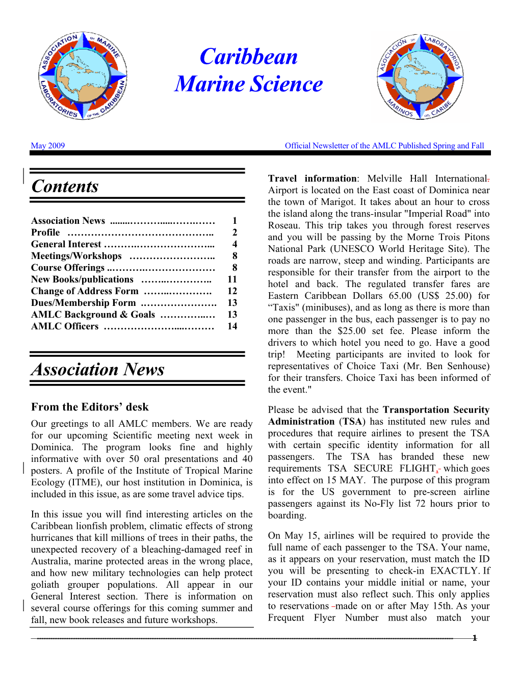 Caribbean Marine Science