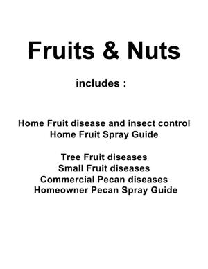 Home Fruit Spray Guide
