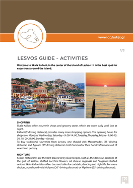 LESVOS GUIDE English