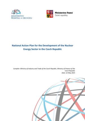 National Action Plan for the Development of the Nuclear Energy Sector in the Czech Republic