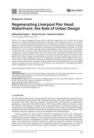Regenerating Liverpool Pier Head Waterfront: the Role of Urban Design