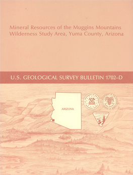 Mineral Resources of the Muggins Mountains Wilderness Study Area, Yuma County, Arizona