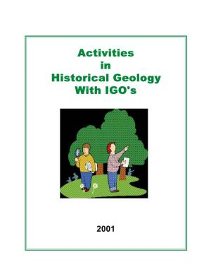 Activities in Historical Geology with IGO's