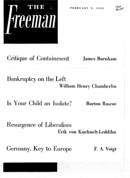 The Freeman February 1953