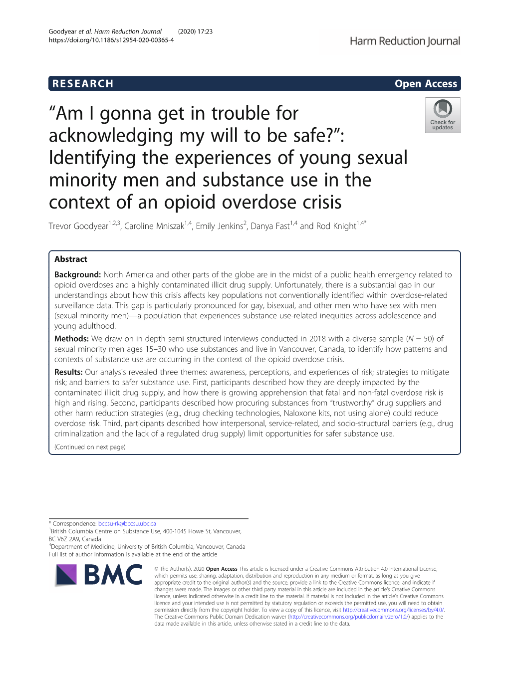 Identifying the Experiences of Young Sexual Minority