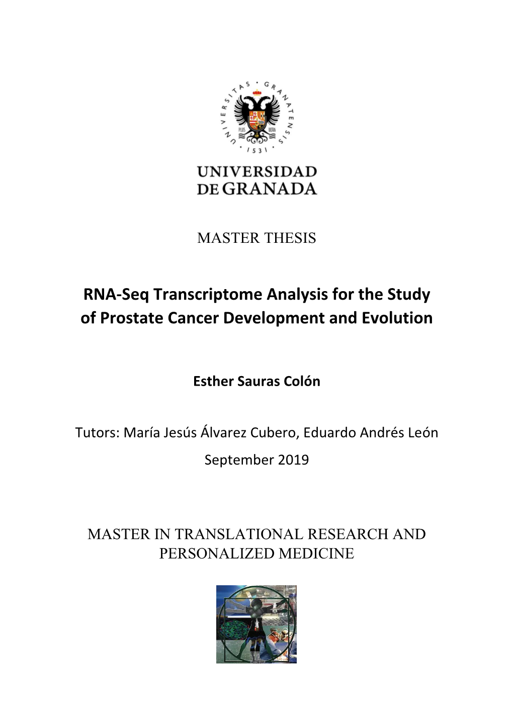 RNA-Seq Transcriptome Analysis for the Study of Prostate Cancer Development and Evolution