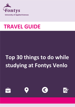 Top 30 Things to Do While Studying at Fontys Venlo TRAVEL GUIDE