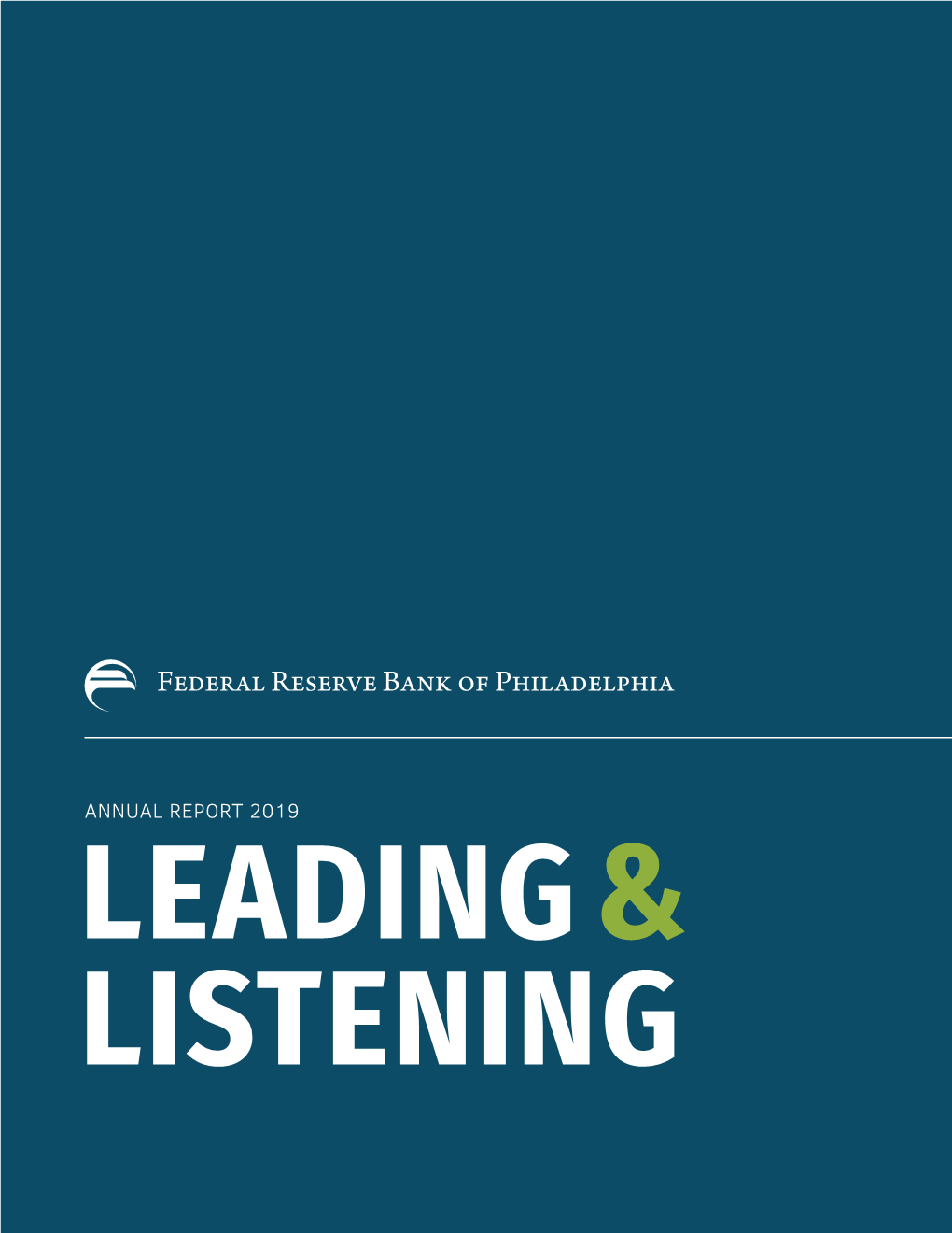 Annual Report 2019 Leading Listening Annual Report 2019 Leading Listening