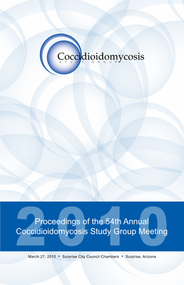 Coccidioidomycosis STUDY GROUP