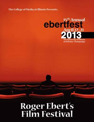 Ebertfest 2013 Roger Ebert's Film Festival