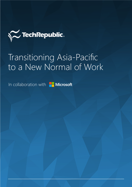 Transitioning Asia-Pacific to a New Normal of Work