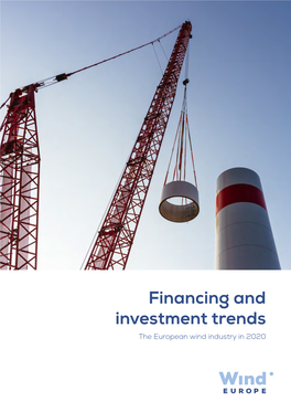 Financing and Investment Trends the European Wind Industry in 2020