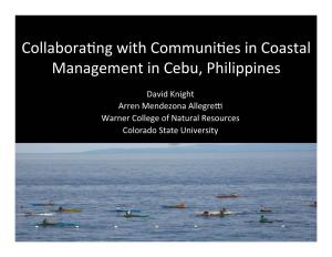 Collaborating with Communities in Coastal Management in Cebu