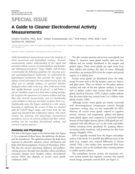 A Guide to Cleaner Electrodermal Activity Measurements