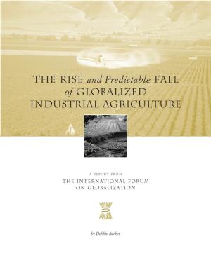 The Rise and Predictable Fall of Globalized Industrial Agriculture.Pdf