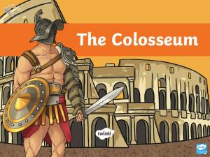 Colosseum As a Site of Ancient Roman Entertainment and Where the Different Social Classes of the Ancient Roman Society Sat