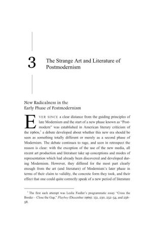 The Strange Art and Literature of Postmodernism