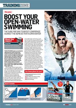 BOOST YOUR Open-Water Swimming the Sure-FIRE WAY to Boost CONFIDENCE Against the Nemesis That Is OPEN Water
