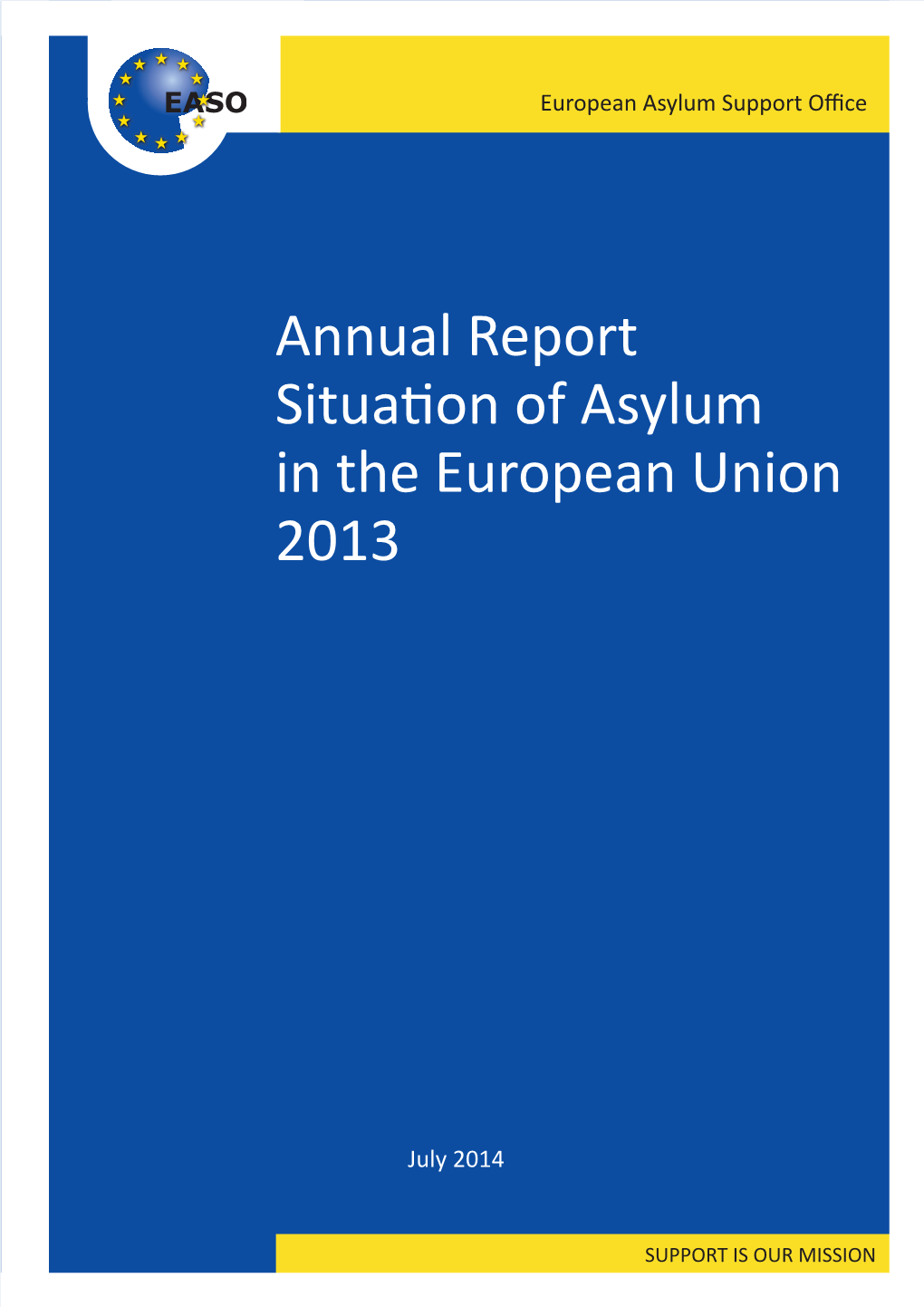Rapport Annuel 2012 Sur La Situation En Matière D'asile Dans L'union Européenne