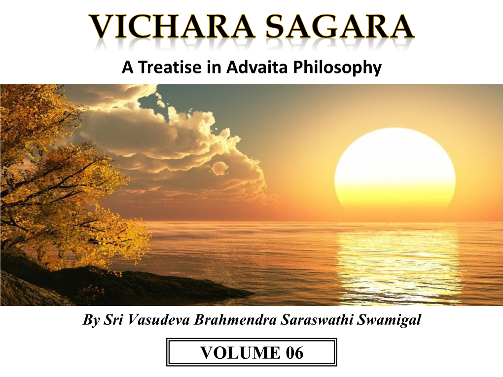 Vichara Sagara – Volume 06