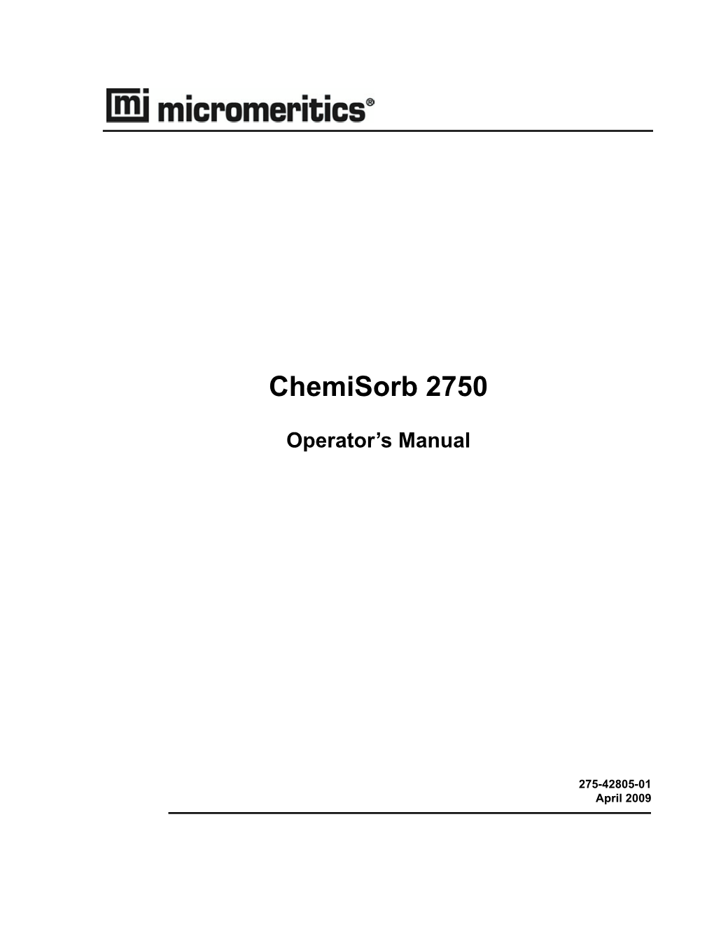 Chemisorb 2750