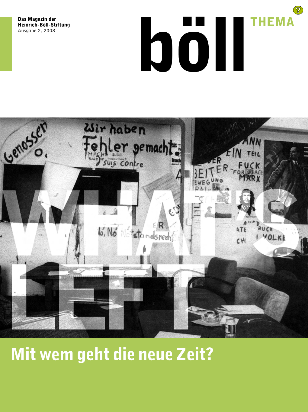 THEMA, Das Magazin Der Heinrich-Böll-Stiftung Ausgabe 2