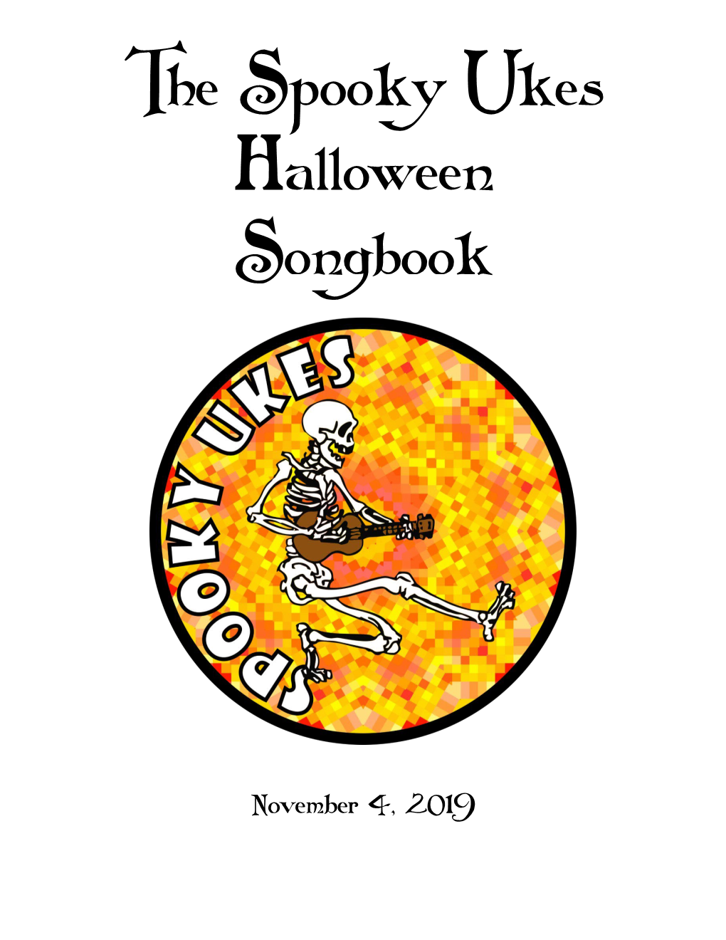 The Spooky Ukes Halloween Songbook