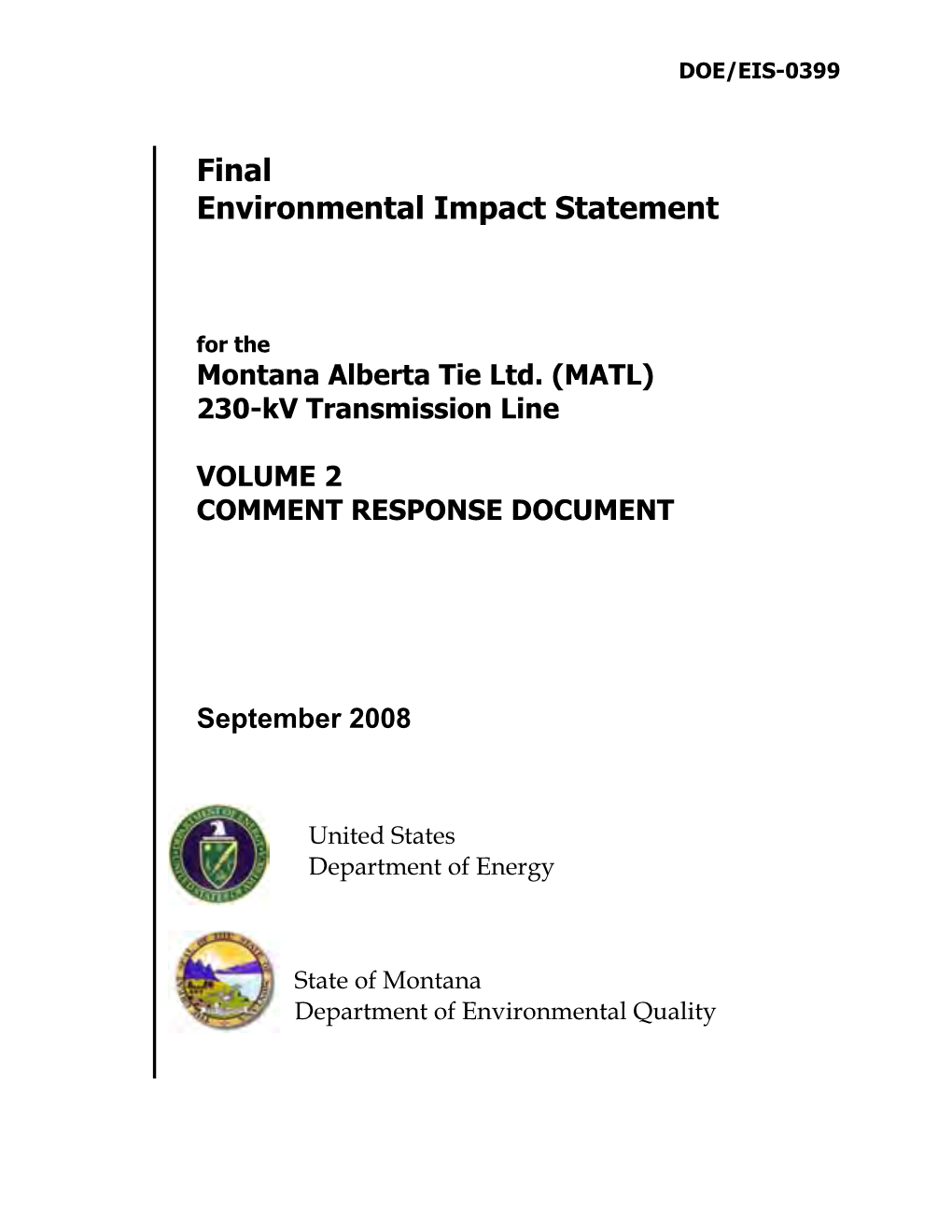 (MATL) 230-KV Transmission Line Comments/Response