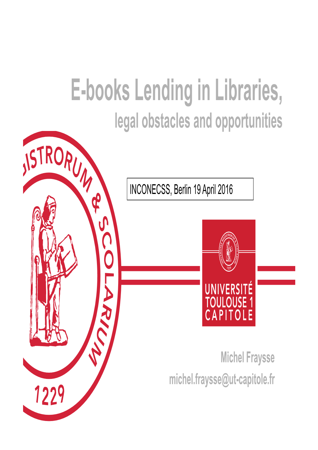 E-Book Lending in Libraries