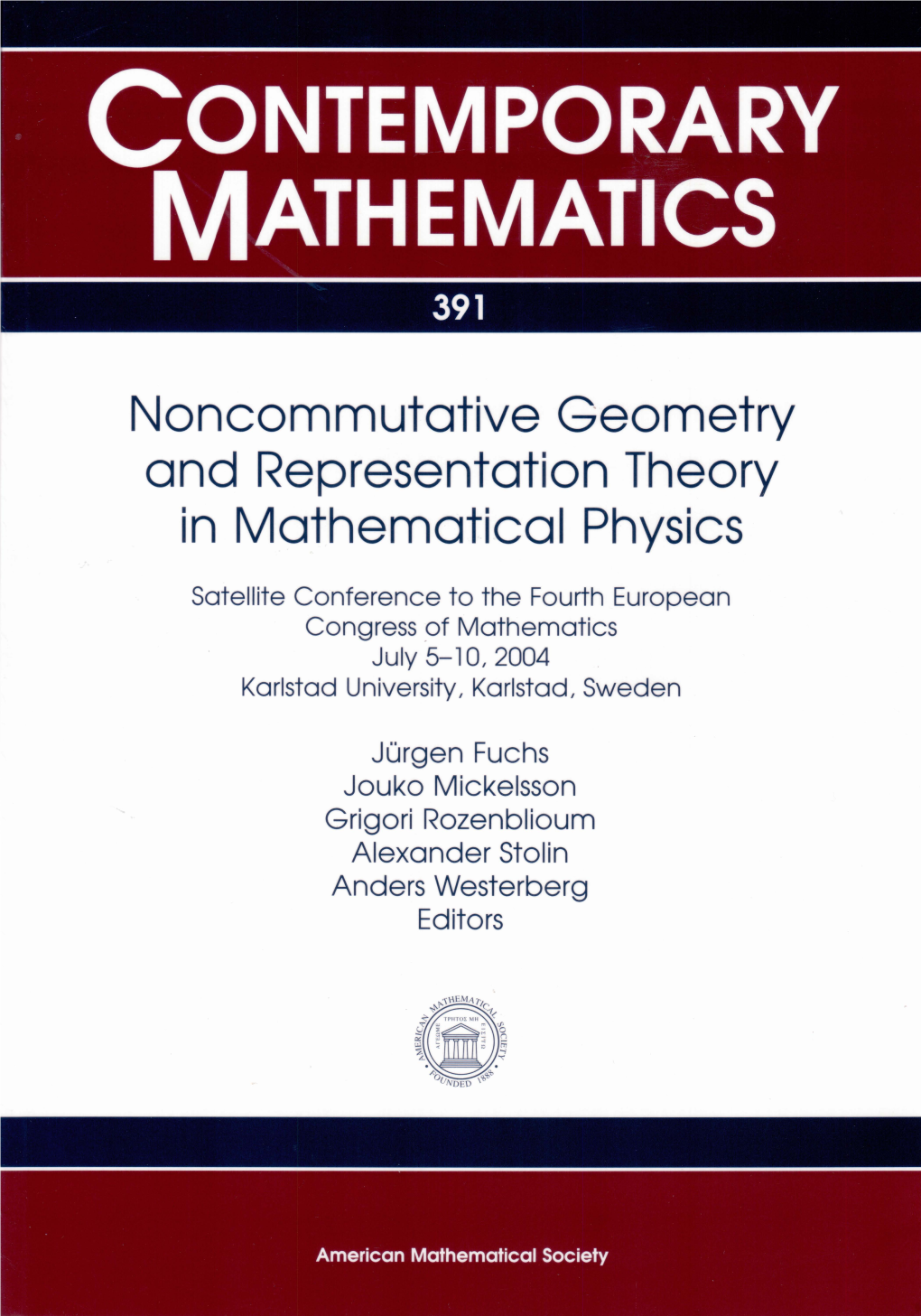 Contemporary Mathematics 391