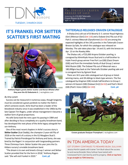 It=S Frankel for Skitter Scatter=S First Mating