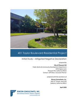 401 Taylor Boulevard Residential Project